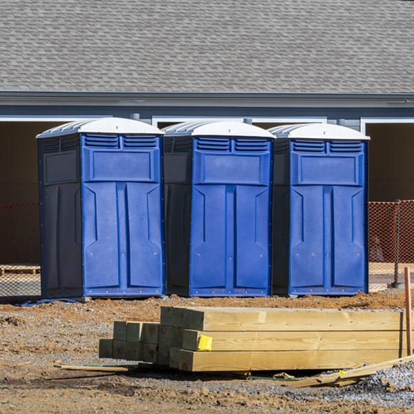 is there a specific order in which to place multiple porta potties in Hurley